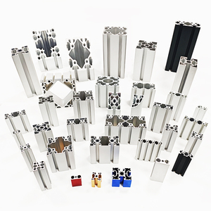 Trung Quốc nhà máy trực tiếp công nghiệp nhôm hồ sơ cho máy bảo vệ 40x40 Anodized nhôm đùn một hoặc hai bên đóng cửa - Product Image 6