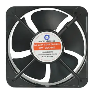 GX20060 220VAC 2650RPM 65W 200x200x60mm 8 inch axial flow fans Large air volume square fan Brushless cooling fan