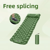 Matelas de camping gonflable portable pour voiture, tente et camping en plein air