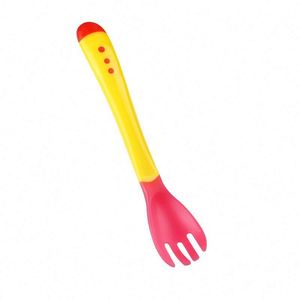 Juego de Cubiertos para Bebés con Sensor de Temperatura PP+TPE, Tenedores y Cucharas para Alimentación Infantil - Product Image 6