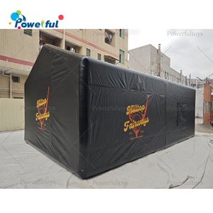 Tente de simulation de golf gonflable pour événements sportifs en plein air, imperméable, avec écran - Product Image 4