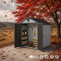 Abri de jardin Kenda APEX 6x8 facile à assembler, pour le rangement dans le jardin et l'extérieur