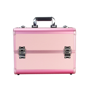 Estuche <span class=keywords><strong>de</strong></span> Maquillaje Negro <span class=keywords><strong>de</strong></span> Lujo OBOX, con Logotipo Personalizado, <span class=keywords><strong>para</strong></span> Chicas, Estuche <span class=keywords><strong>de</strong></span> Cosméticos Profesional, Bolsa <span class=keywords><strong>de</strong></span> Maquillaje Colgante - Product Image 3