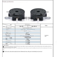 Plateforme rotative horizontale à axe A, plateforme expérimentale optique, plateau à réglage fin manuel, réglage de précision, précision 10