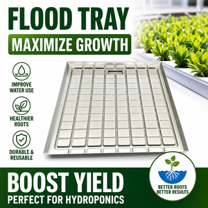 Mesa de inundación ABS Sistema de hidroponía de plástico vivero <span class=keywords><strong>agricultura</strong></span> 4x8 bandejas de inundación bandejas de flujo y reflujo - Product Image 2