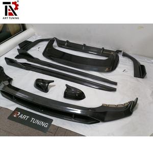 Aerodynamik-Kits aus Nasskarbonfaser mit Frontlippe, Heckdiffusor, Seitenschwellern, Dachspoiler und Spiegelabdeckungen für BMW X5 G05 <span class=keywords><strong>M</strong></span> Sport Fahrzeuge - Product Image 2