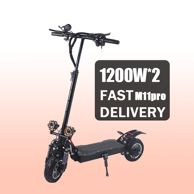 M1 Pro Dual Motor Electric Scooter 2000w/2400w 60v22.5ah Foldable Adult 10inch Off Road Tire Hot Selling Eu Us Warehouse