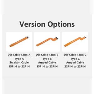 DSI Flexible FPC Ribbon <b>Cable</b>, 15PIN to 22PIN Straight <b>Cable</b>, 12cm Length, DSI <b>Display</b> Connection Flat <b>Cable</b> - Product Image 2