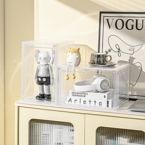 مصنع الاكريليك للطي منظم الباب المغناطيسي حالة شفافة البلاستيك واضحة حذاء رياضي - Product Image 2