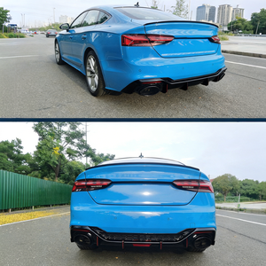 Nuevo Difusor de Parachoques Delantero Estilo RS5 con Luz Antiniebla y Tubo de Escape para Audi A5 S5 B9.5 S-Line 2020-2024 - Product Image 4