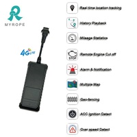 Dispositivo de Rastreo GPS 4G para Vehículos, Rastreador GPS Global 4G LTE Cat.1 con Detección de Encendido ACC para Automóviles