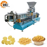 La fabrication automatique de double extrudeuse de capacité élevée usine les nouilles industrielles de pâtes de macaroni faisant la machine