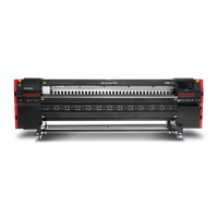 Imprimante à solvant F8-1024i pour la production de bannières et d'affiches grand format en extérieur, 3,2 m, 8 têtes KM-1024i, pour signalétique industrielle OEM