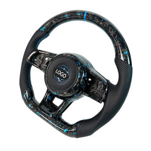 Personnalisable avec du cuir perforé, fibre de carbone bleue forgée pour Volkswagen MK7 GTI R <span class=keywords><strong>Golf</strong></span> <span class=keywords><strong>7</strong></span> <span class=keywords><strong>Golf</strong></span> 6 MK8 MK7.5 GTS B8 B6 Nouveau et tendance - Product Image 3