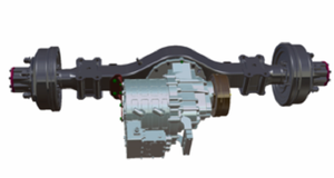 มอเตอร์แม่เหล็กซิงโครนัส Brogen 110KW สำหรับเพลาล้อหลัง IP67 540V สำหรับรถบรรทุก 4.5-6 ตัน มินิบัส รถกระบะ ระบบส่งกำลัง - Product Image 2