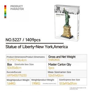 Meilleures ventes OEM Blocs de construction en plastique Statue de la Liberté Modèle assemblé à petites particules Jouet pour adultes et enfants Vente en gros - Product Image 2