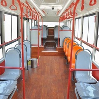 ANKAI double pont citybus 12 mètres 76 sièges toit ouvert avec toit de sécurité bus touristique couleur et motif gratuit personnalisé