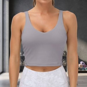 Sujetador Deportivo de Talla Grande para Mujer, de Secado Rápido, Transpirable, Antibacteriano, de Spandex/Nailon, para Gimnasio, Yoga, Correr, Personalizado en la Parte Delantera, Tallas S-4XL - Product Image 3