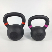 Kettlebell en vinyle coloré de 2 kg, livraison rapide en gros, identification du poids par code couleur pour le Royaume-Uni et l'Europe
