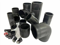 Sambungan Pipa Tee HDPE Tekanan Tinggi, Adaptor Elbow Union An10, Perlengkapan Pipa PE100