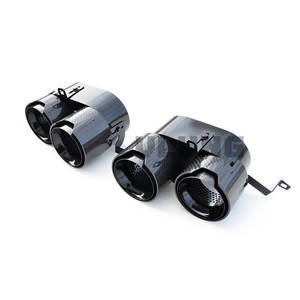 Terminale di Scarico in Fibra di Carbonio a 4 Uscite per BMW M850i 850i G14 G15 G16, Tubo Silenziatore Appuntito 2018-2025 - Product Image 2