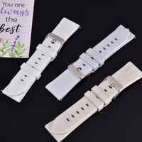 Bracelet de montre de luxe en caoutchouc FKM à dégagement rapide, en fluororubber, souple, durable, respirant, sportif, de remplacement