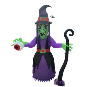 Costume da Strega Horror con Occhi Gonfiabili Personalizzabile per Halloween e Parate Notturne - Product Image 6