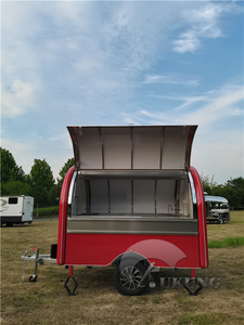 UKUNG รถพ่วงขายอาหารบนถนนเคลื่อนที่พร้อมเครื่องทำไอศกรีม,รถเข็นไอศครีมนุ่มรถเข็นขายโยเกิร์ตแช่แข็งแบบม้วน - Product Image 6