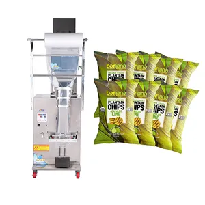 Automatic Banana Plantain Potato Chips Weighing Sachet Packaging Machine