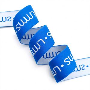 Factory 3.5 cm Nylon Jacquard <b>Elastic</b> Webbing Custom Logo for Underwear Waistband Garment (Customizable Width) Free Sample 21 - Product Image 6