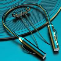 Casque sans fil G01 à bande de cou, écouteurs sportifs à bande de cou, casque magnétique à basses fréquences, écouteurs mains libres avec micro pour oraimo