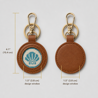 Cadre carré en cuir pour broderie, décoration murale DIY pour les fêtes, ornement souvenir de Noël pour les amateurs de broderie