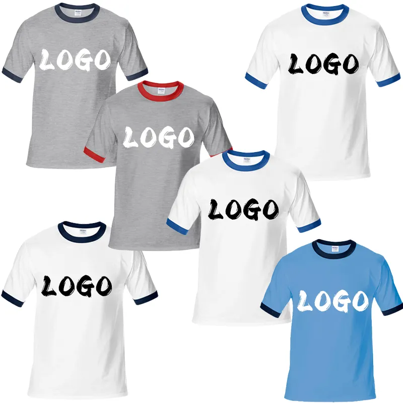 Hight Quality Custom Logo Plain T Shirt Oversize Blank Cotton100% Short Sleeve Custom Plain Printing Men T Shirt