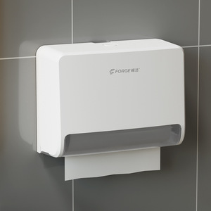 Forge Peak <b>Wall</b> Mounted Toilet Paper Holder Waterproof Rectangular No Drilling Required <b>For</b> Bathroom - Product Image 1