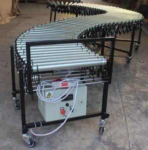 كرتون نقل شاحنة قابلة للتوسيع ، علبة ناقل الأسطوانة الكهربائي المستخدم في مقبض مواد المستودعات - Product Image 3