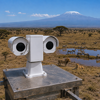 Système de caméra thermique PTZ de sécurité périmétrique anti-chasse pour réserves de faune sauvage à longue portée