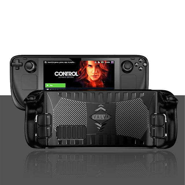 Steam Deck case Soft Shell for Valve Steam Deck Console Game Accessories Anti-fingerprint TPU Case Shockproof Anti-drop Cover