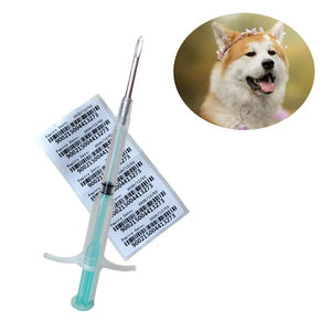 Microchip di Qualità per Animali Domestici con Trasponder in Vetro per Identificazione di Cani e Gatti, Certificato ICAR, Iniezione con Siringa - Product Image 1