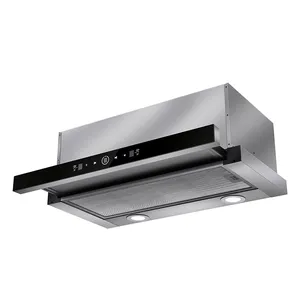 Nhà Bếp Kéo Ra Không Khí Hút Nhà Downdraft Xả Extractor Thép Không Gỉ Dưới Tủ Kính Thiên Văn Phạm Vi Hood