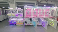 Machine à griffes premium pour 4 joueurs, distributeur de bonbons en capsule à pièces, machine à griffes pour cadeaux, machine de divertissement