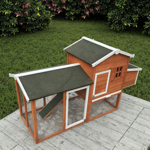 SDC021 SHUNDA 環境に優しい屋外用木製鶏小屋（中型ペット用、鶏用、庭用） - Product Image 2