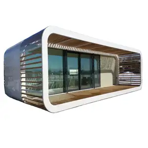 Modern A3 Mobile Apple Cabin Stylish 20ft 40ft Minimalist Design Prefab Steel House for Hotel Office Space Working No Reviews