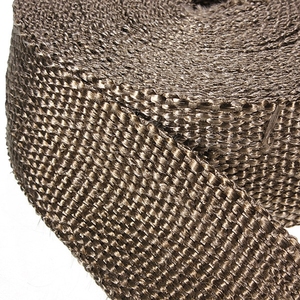 Bande adhésive en fibre de verre pour <span class=keywords><strong>tuyau</strong></span> d'échappement automobile 25 mm, <span class=keywords><strong>manchon</strong></span> d'isolation haute température de haute qualité - Product Image 2