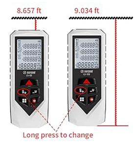 Outil de mesure <span class=keywords><strong>laser</strong></span> LCD de jauge de télémètre <span class=keywords><strong>laser</strong></span> portable IP54 à bas prix pour les projets extérieurs - Product Image 2