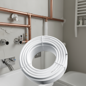 Tubería flexible Uevor Pex A de 3/4 pulgadas, blanca, para aplicaciones de plomería de agua fría y caliente - Product Image 2