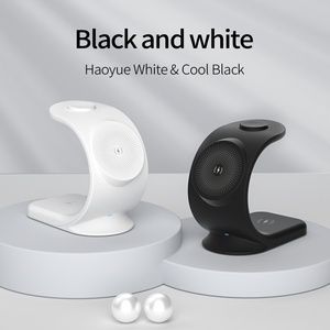 Chargeur sans fil magnétique de bureau ABS à charge rapide <span class=keywords><strong>Qi</strong></span> 15W 3 en 1 pour iPhone Apple Watch AirPods OJD-83 - Product Image 4