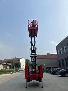 Chariot élévateur <span class=keywords><strong>télescopique</strong></span> automoteur électrique hydraulique de haute qualité, capacité de levage 320 kg - Product Image 3