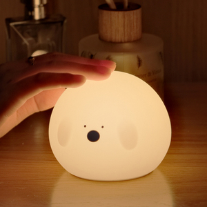 2025 Nueva lámpara LED recargable USB para perros, Mini luz nocturna de animales blanca cálida, temporizador de silicona suave, <span class=keywords><strong>Tritón</strong></span> de bebé para regalo de niños - Product Image 5