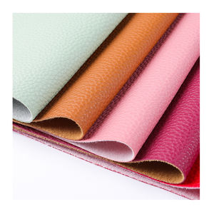 Y011 דפוס lychee pvc/חצי פו עור מלאכותי ריפוד עמיד למים עבור תיקים - Product Image 1