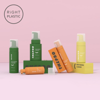 Botol PET UBJ 100ml 150ml 200ml 250ml Botol Pompa Busa Plastik Kosong Bening Putih Botol Mousse Pembersih Wajah
